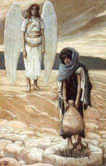 James Tissot Hagar and the Angel in the Desert Sweden oil painting art